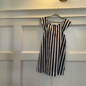 Cute black and white striped dress. J.Crew crewcuts size 5.